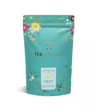 Зеленый чай для снижения веса (100 г), Slim Life Wellness Tea, Tea Treasure