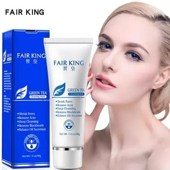 Зеленый чай для удаления черных точек, лечение прыщей, контроль жирности носа, грязевая маска для полоскания пор, отбеливающий крем, отшелушивающая маска, пилинг для носа 40g