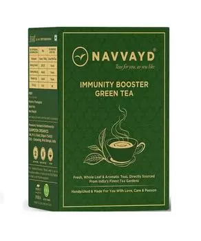 Зеленый чай для укрепления иммунитета (100 г), Immunity Booster Green Tea, Navvayd