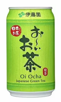 Зеленый чай Itoen Oi Ocha, банки x 24 x 2 ящика (Бутылки 340 г)