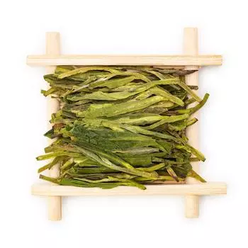 Зеленый чай Лун Цзин Дракон Колодец Юцянь 2-й сорт 100g