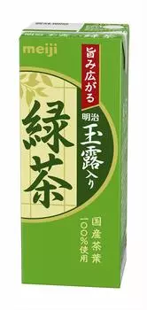 Зеленый чай Meiji Gyokuro, упаковка 200 мл, напиток, напиток, хранящийся при комнатной температуре x 24 бутылки [температура бумаги]
