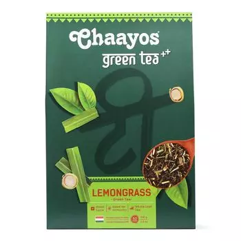 Зеленый чай с Лемонграссом (100 г), Lemongrass Green Tea, Chaayos