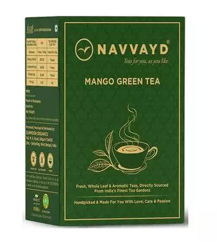 Зеленый чай с Манго (100 г), Mango Green Tea, Navvayd