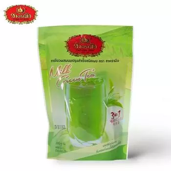 Зеленый чай с молоком Chatramue, маленький, упакованный в пакетик, 20 г x 5 пакетиков - тайский 20 g x 5 Sachets