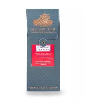 Зеленый чай с Мятой и Лемонграссом: источник антиоксидантов (20 пак, 2 г), Afternoon Pick Me Up, Organic Soul