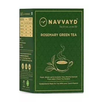Зеленый чай с Розмарином (100 г), Rosemary Green Tea, Navvayd