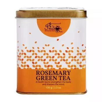 Зеленый чай с Розмарином (100 г), Rosemary Green Tea, Indian Chai