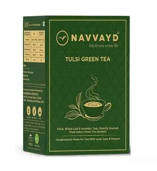 Зеленый чай с Тулси (100 г), Tulsi Green Tea, Navvayd