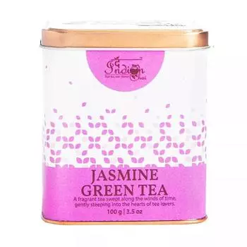 Зеленый чай с Жасмином (100 г), Jasmine Green Tea, Indian Chai