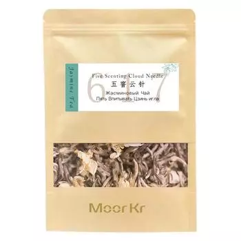 Зеленый чай с жасмином № 617 Пять ароматических облаков Чай с игольчатыми цветами Натуральный жасмин 50 г/шт. 150 г/шт.