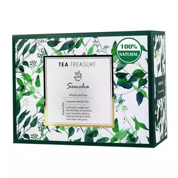 Зеленый чай Сенча (18 пак, 2 г), Sencha Green Tea, Tea Treasure