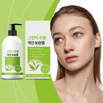 Зеленый чай Укрепляющий гель Увлажняющий Уход за лицом Укрепляющий Нежный Питательный Крем