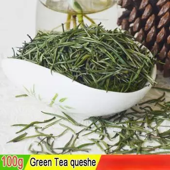 Зеленый чай высокого качества 2023 года, жареный чай Mingqian Queshe Maojian, зеленый здоровый чай 100 г