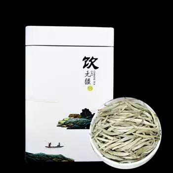 Зеленый чай Жасминовый чай Юньнань Большой Байхао без жасмина 2023 года в подарочной банке 250г