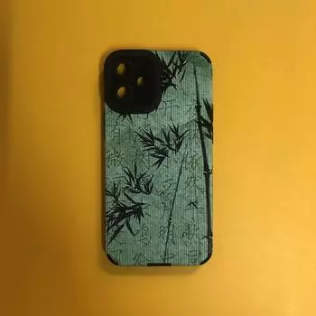 Зеленый чехол для телефона с китайской культурой для Iphone 14 Pro Max 11 13 Mini 12, противоударный силиконовый чехол-бампер для Iphone Xr Xs X 7 8 Plus iphone 6s 6
