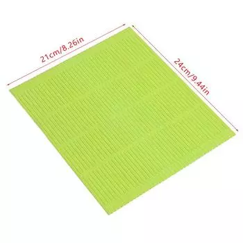 Зеленый Diy Силиконовые роликовые коврики для суши Многоразовый коврик для суши и риса