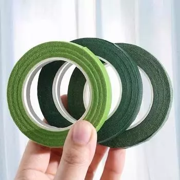 Зеленый искусственный цветок букет стебель обертка клейкая лента DIY ремесло бумажная лента флорист стебель лента цветочные принадлежности чёрный