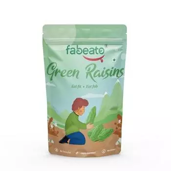 Зеленый изюм без косточек Fabeato Premium 250 г | Кишмиш | Богат клетчаткой | Не содержит жиров | Антиоксиданты | Богат железом