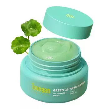 Зеленый крем Glow Up 50 мл Tovegan Deer Rough Skin Fluctuations Жирная кожа Увлажнение Корейская косметика Веганский [Tovegan]