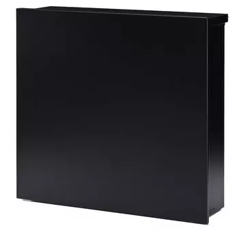 Зеленый Life Post настенный большой стальной почтовый ящик совместимый с черной матовой клавишей для смены номера FH-713D(МБК) чёрный