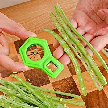 Зеленый лук Easy Slicer Shredder Hexagon Grater Cut Green Onion Wire Drawing Kitchen Superfine Vegetable Shredder Kitchen Gadget зелёный