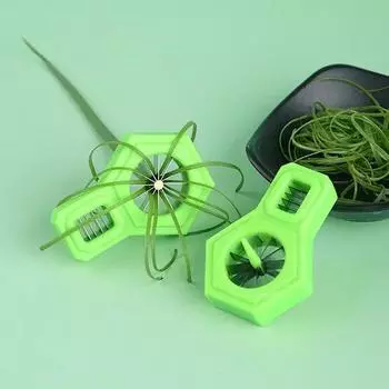 Зеленый лук Easy Slicer Shredder Hexagon Grater Cut Green Onion Wire Drawing Kitchen Superfine Vegetable Shredder Kitchen Gadget зелёный