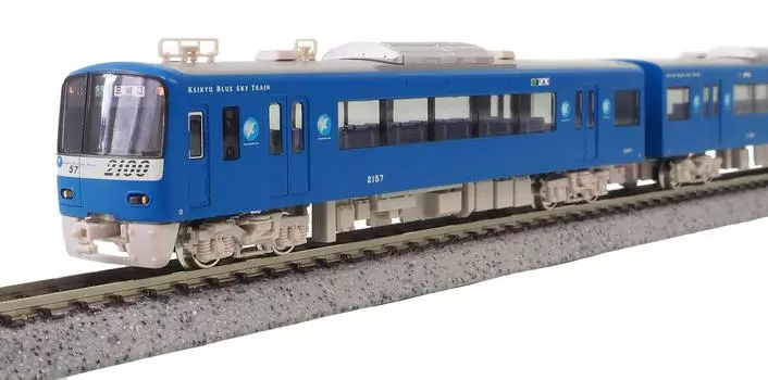 Зеленый Max N gauge 30202 Keikyu 2100 тип оборудования обновление вагона KEIKYU BLUE SKY TRAIN набор для формирования 8 вагонов (с силой)
