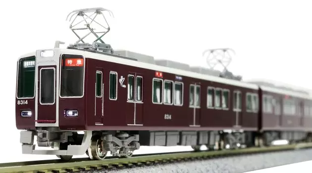 Зеленый Max N Gauge Hankyu 8300 Series 8314 Белый Базовый набор для создания модели поезда 31521 (Второе издание, Формирование, Огни) 6-Автомобиль (С силой) малиновый