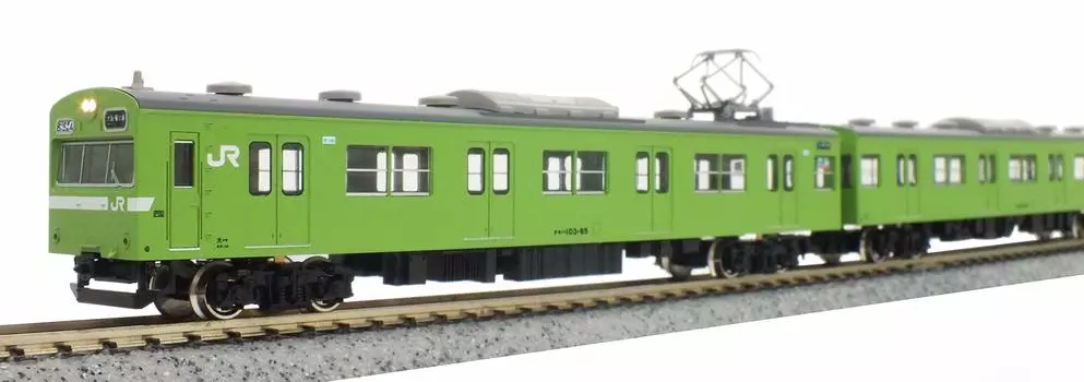 Зеленый Макс N Gauge JR103 серии Kansai Type Uguis Osaka Loop Line Direct Connection 8 вагонов с электроприводом 50648 Железнодорожная модель поезда / /