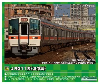 Зеленый Max N Gauge JR311 Series Set 31620 Железнодорожная модель поезда (Второе издание) 8-Автомобиль (с силой)