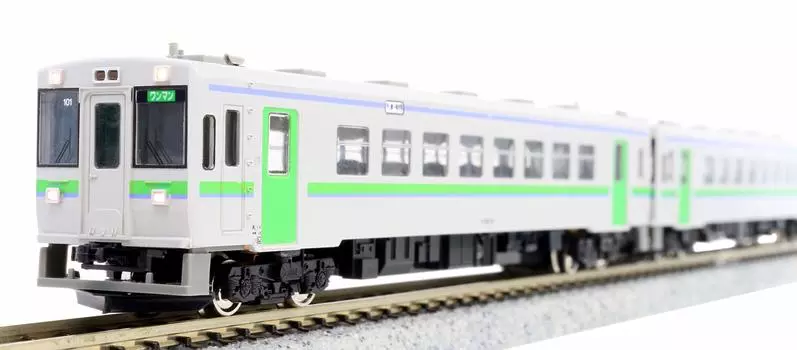 Зеленый Max N Gauge JR Hokkaido Kiha 150 Type 100 Line Set with Power 30388 Железнодорожная модель дизельного вагона Muroran/Sekisho 2-вагонный белый