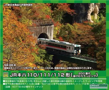 Зеленый Max N Gauge JR Kiha 110 Type Set 50718 Железнодорожная модель дизельного вагона (нет. 200/Паровая упаковка) 2-машина (с силой)