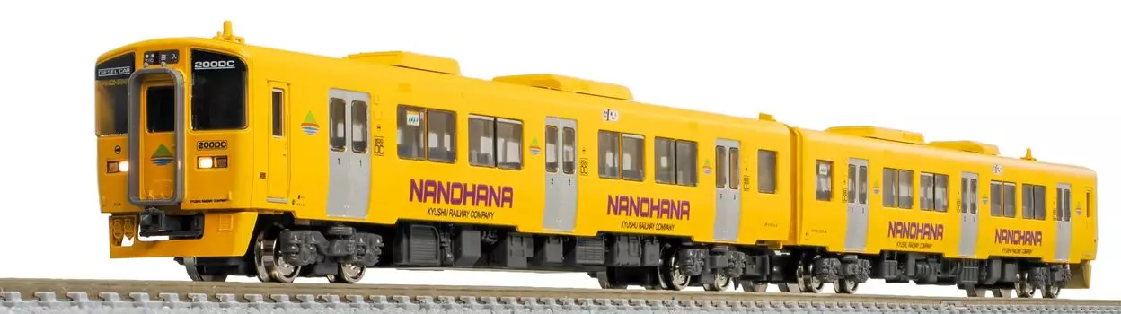 Зеленый Max N Gauge JR Kyushu Kiha 200 Тип Nanoha Cross Seat Car Выбор номера вагона Тип Базовый набор с электроприводом 31964 Модель железной дороги Поезд 2-вагонный
