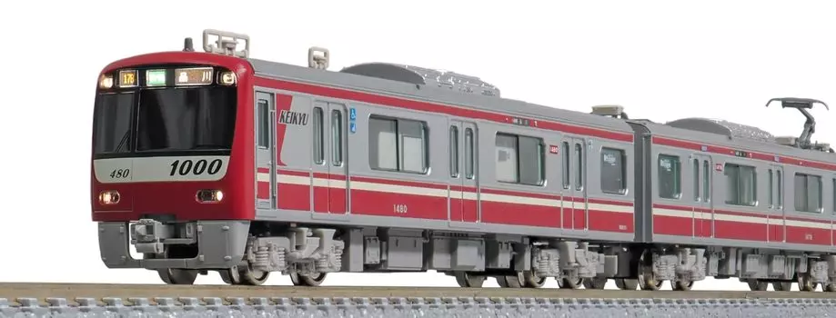Зеленый Макс N Gauge Keikyu Новый 1000 Тип Нержавеющая сталь Выбор номера Тип Дополнительный набор для формирования Без питания 31812 Железнодорожная модель поезда Вагон/Вагон 4-вагонный
