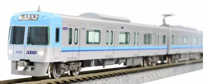 Зеленый Max N Gauge Keio 1000 Series 5th Edition светло-голубой набор с электроприводом 30891 Железнодорожная модель поезда 5-вагонный синий