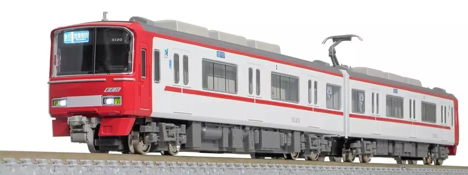 Зеленый Max N Gauge Meitetsu 3100 Series 3rd Edition, недавно окрашенный, 3120 Formation, базовый набор для формирования с электроприводом, 31940, модель поезда из 2 вагонов