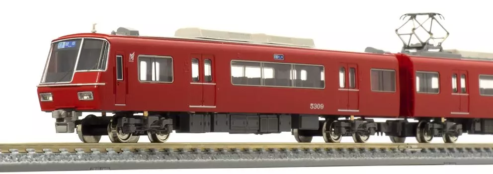 Зеленый Макс N Gauge Meitetsu 5300 Series 5309 Formation Дополнительный набор для формирования Без питания 31543 Железнодорожная модель поезда Красный 2-вагонный красный