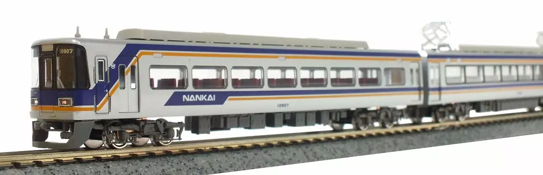 Зеленый Max N Gauge Nankai 10000 Series Current Logo Temporary Set with Power 30853 Железнодорожная модель поезда Painting/Transitional 6-Car
