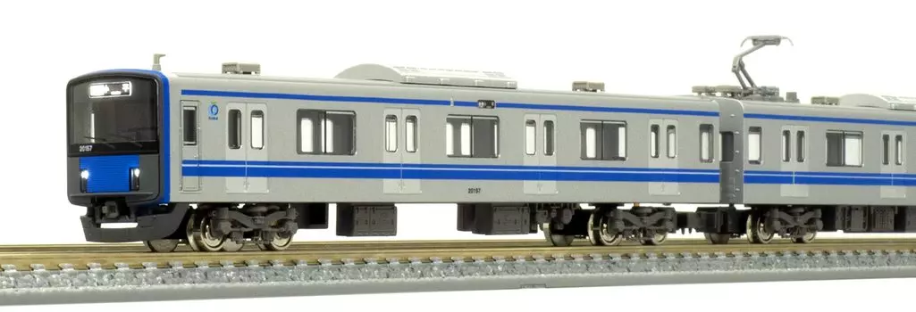 Зеленый Max N Gauge Seibu 20000 Series Shinjuku Light Formation Set with Power 31546 Железнодорожная модель поезда Line/20157 Formation/Белый 8-вагонный белый