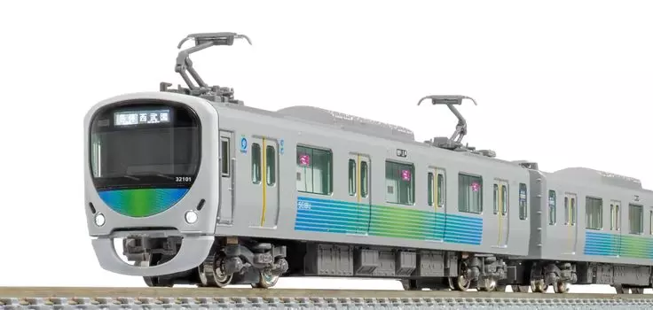 Зеленый Max N gauge Seibu 30000 series formation formation set with power 31770 railway model train 32101+32102 4-вагонный