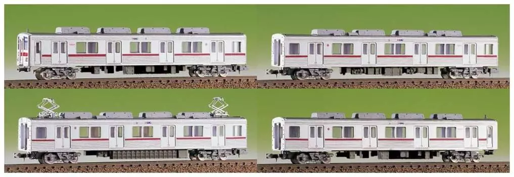Зеленый Max N Gauge Tobu 10000 Type 4-Car Set 416 Железнодорожная модель поезда