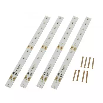 Зеленый Max N Gauge Внутренний блок освещения Узкий Белый 4 шт 8462 Принадлежности для моделей железной дороги