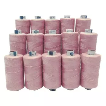 Зеленый Новый Спряд 10 Шт. Квилтинг Швейные Принадлежности Оптом Катушка Полиэстер 1 Box - 10 Spools 800 Mtr With 2 Ply Each мальвовый
