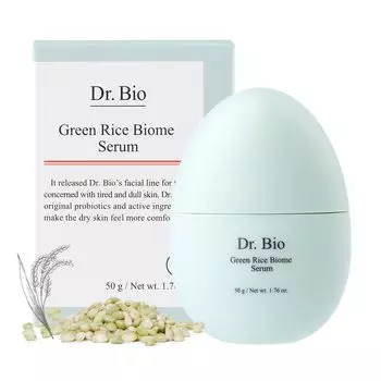 Зеленый рис Biome Ampoule 50 г Увлажняющий рис для ухода за кожей Dr.Bio