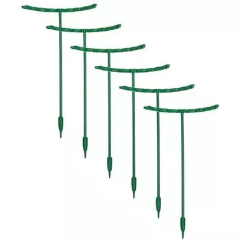 Зеленый садовый шпалерный шпалер для роз, пионов и конусообразных цветов 6 шт. 25x14.5cm