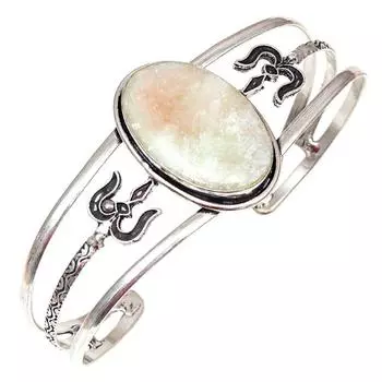 Зеленый септерианский драгоценный камень ручной работы браслеты-манжеты 7 регулируемые