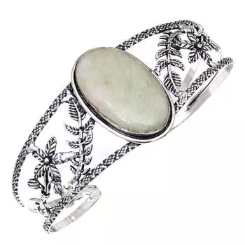 Зеленый септерианский драгоценный камень ручной работы браслеты-манжеты 7 регулируемые