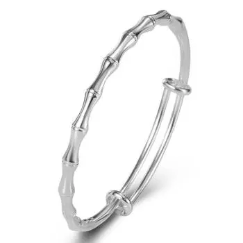 Зеленый сливовый бамбуковый конь новый китайский бамбуковый пескоструйный парный браслет легкий роскошный дизайн меньшинства Sense Advanced All-Match браслет