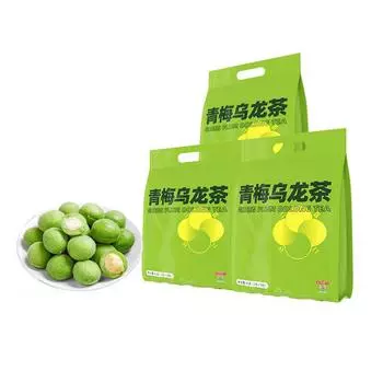 Зеленый сливовый улун. Полезный летний чай холодного заваривания. Цветочный и фруктовый чай. 45G (3g x 15 packs)